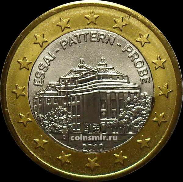 1 евро 2010 Эстония. Европроба. Xeros.