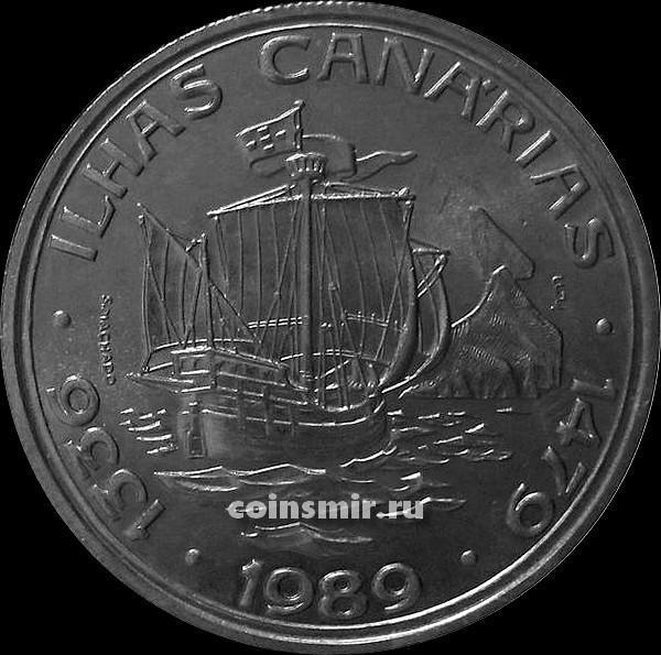 100 эскудо 1989 Португалия. Канарские острова.