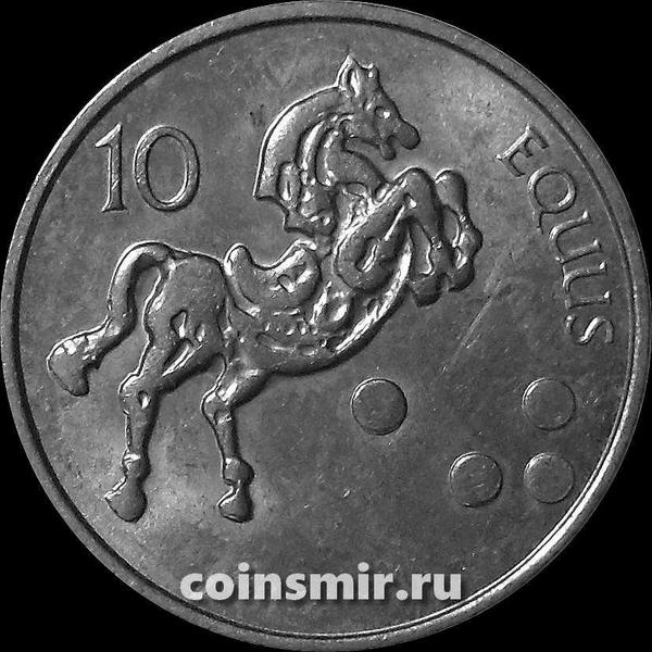 10 толаров 2001 Словения.