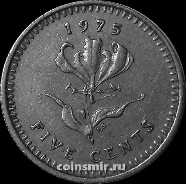 5 центов 1975 Родезия.