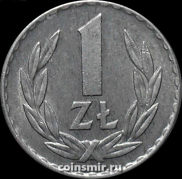 1 злотый 1966 Польша.