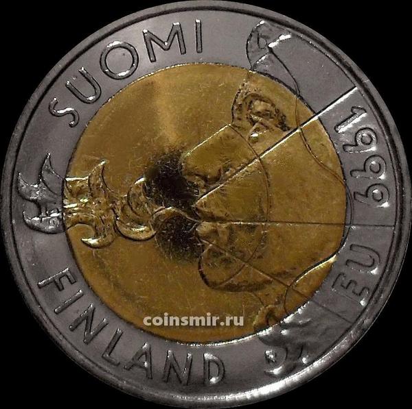 10 марок 1999 М Финляндия. Председательство в ЕС.