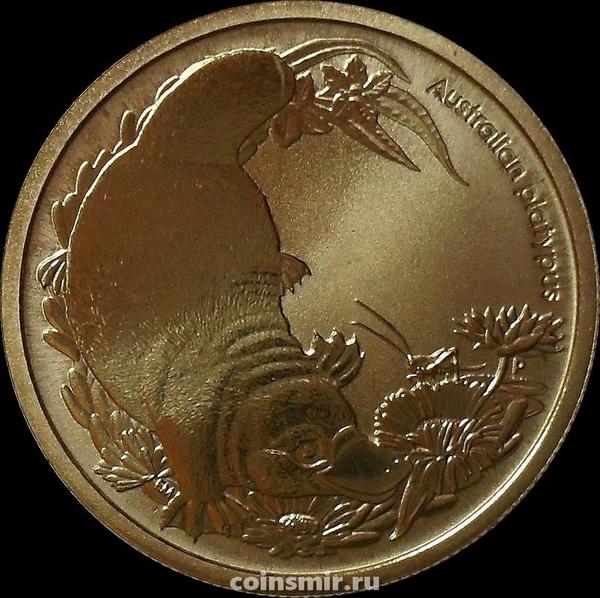 1 доллар 2013 Австралия. Австралийский утконос.