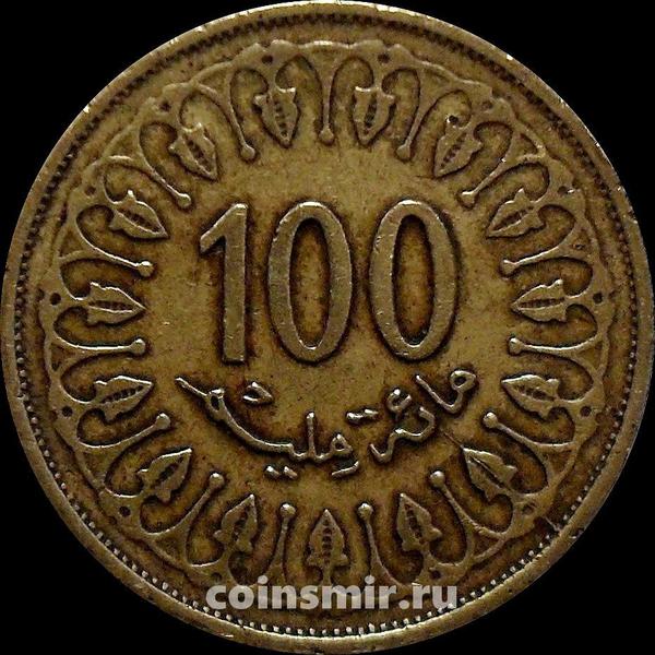 100 миллим 2013 Тунис.
