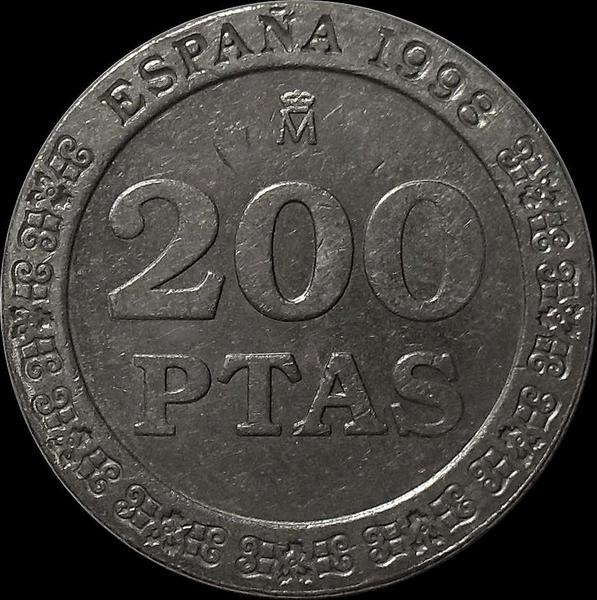 200 песет 1998 Испания. (в наличии 2000 год)
