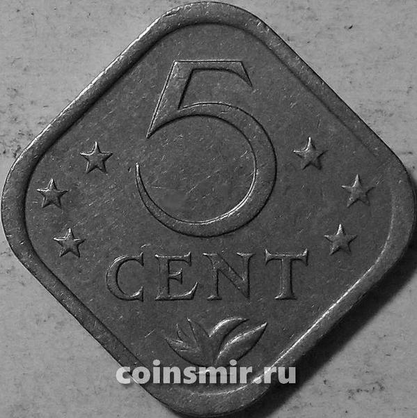 5 центов 1983 Нидерландские Антильские острова. (в наличии 1980 год)