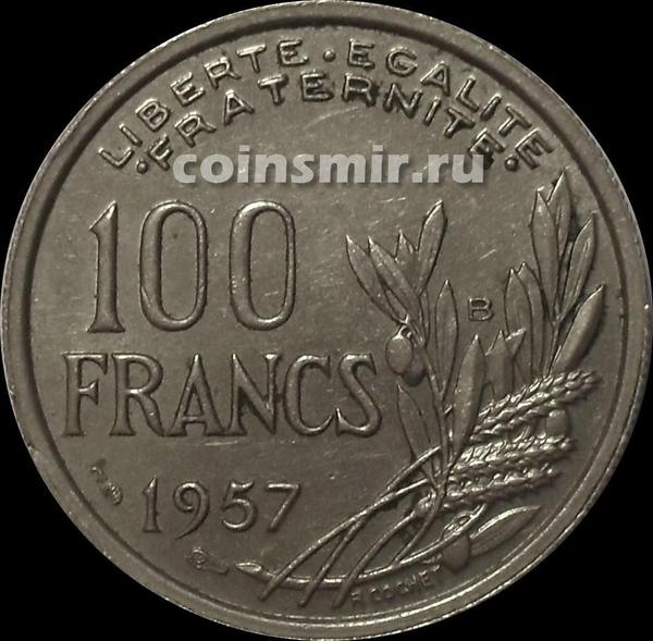 100 франков 1957 В Франция.