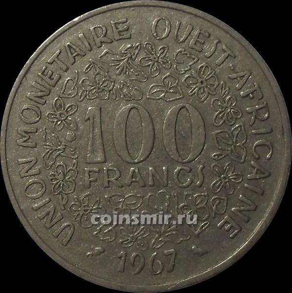 100 франков 1967  КФА BCEAO (Западная Африка).