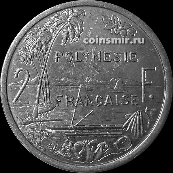 2 франка 2012 Французская Полинезия.