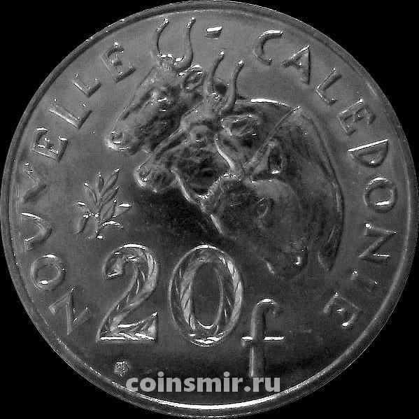 20 франков 2010 Новая Каледония. (в наличии 2009 год)