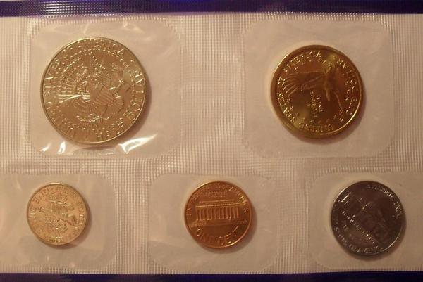 Набор из 5 монет 2002 Р США.