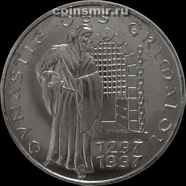 100 франков 1997 Монако. 700 лет династии Гримальди.