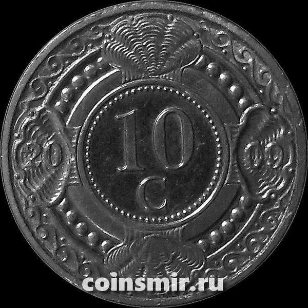 10 центов 2009 Нидерландские Антильские острова.