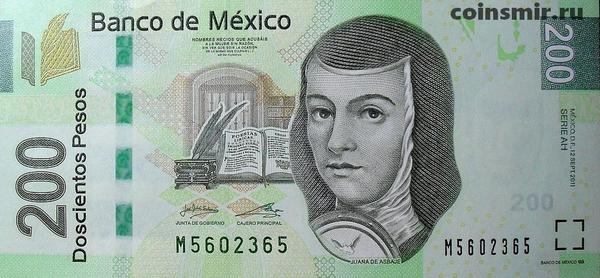200 песо 2011 Мексика.