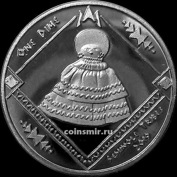 1 дайм (10 центов) 2019 племя Семинолы.
