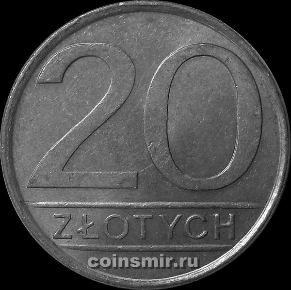 20 злотых 1984 Польша.