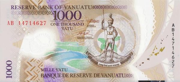1000 вату 2014 Вануату.