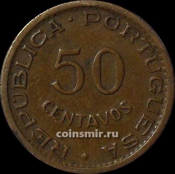 50 сентаво 1961 Португальская Ангола.