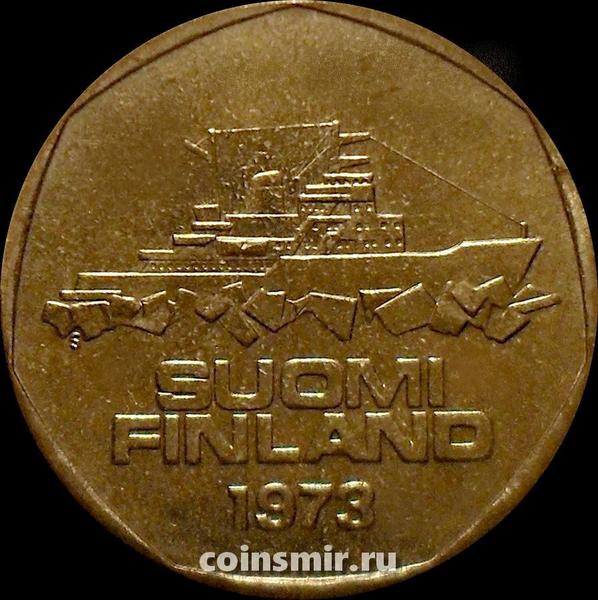 5 марок 1973 S Финляндия. Ледокол Варма. UNC