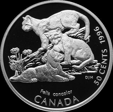 50 центов 1996 Канада. Котята пумы.