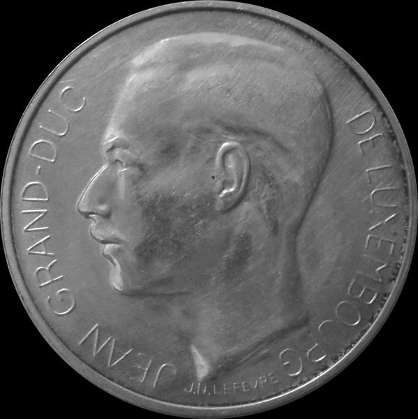 100 франков 1964 Люксембург. Коронация Жана.