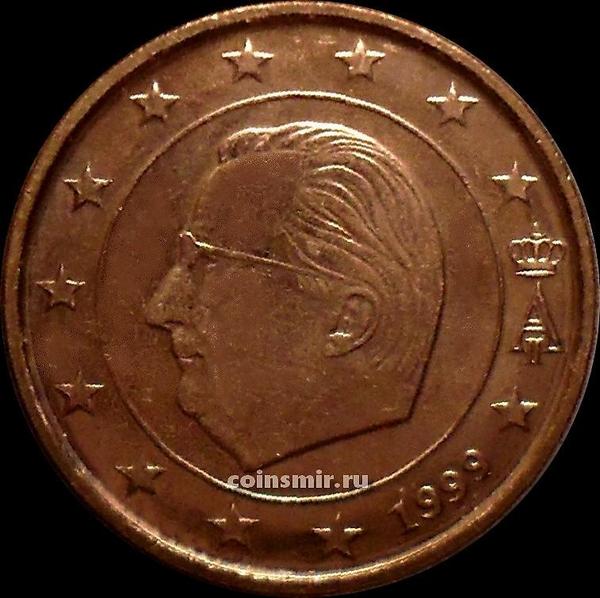 5 евроцентов 1999 Бельгия. Король Бельгии Альберт II. UNC