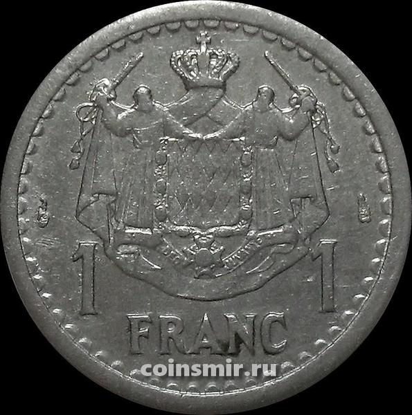 1 франк 1943 Монако.
