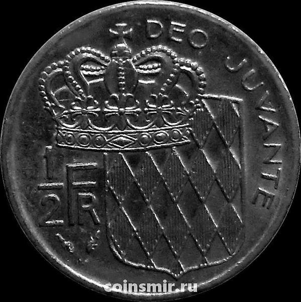 1/2 франка 1978 Монако.