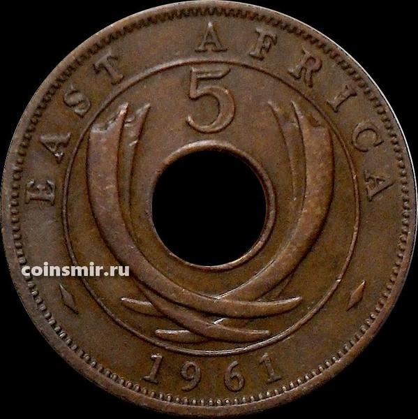 5 центов 1961 Н Британская восточная Африка.