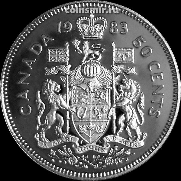 50 центов 1983 Канада. Пруф.