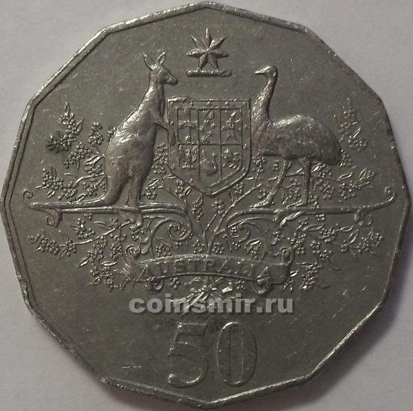 50 центов 2001 Австралия. 100 лет Федерации.