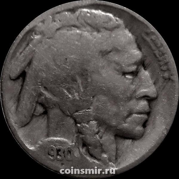 5 центов 1930 США. Индеец.