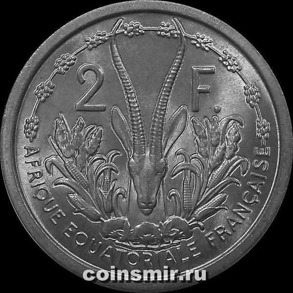 2 франка 1948 Французская Экваториальная Африка.