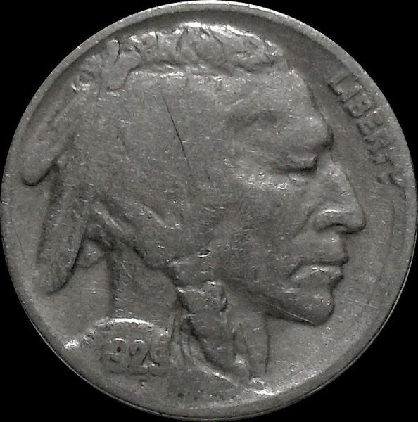 5 центов 1929 США. Индеец.