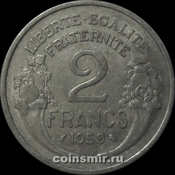 2 франка 1959 Франция.