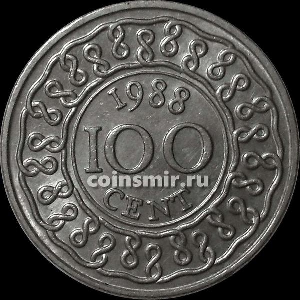 100 центов 1988 Суринам.