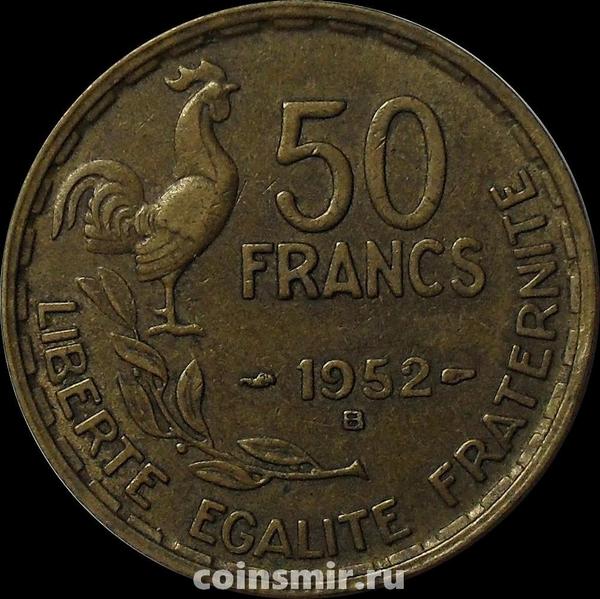 50 франков 1952 В Франция.