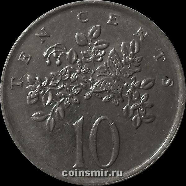 10 центов 1989 Ямайка.