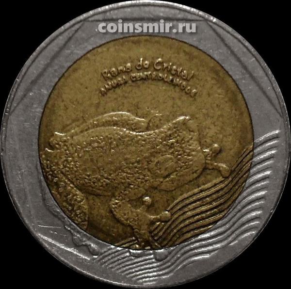 500 песо 2014 Колумбия. Лягушка.