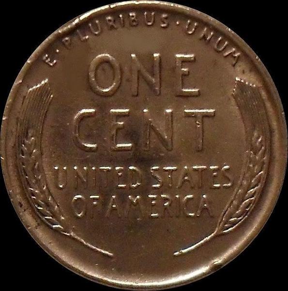 1 цент 1934 США. Линкольн.