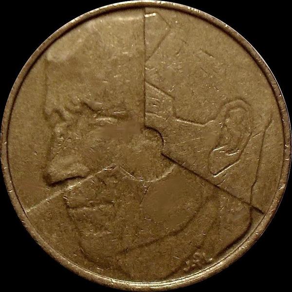 5 франков 1988 Бельгия. BELGIQUE.