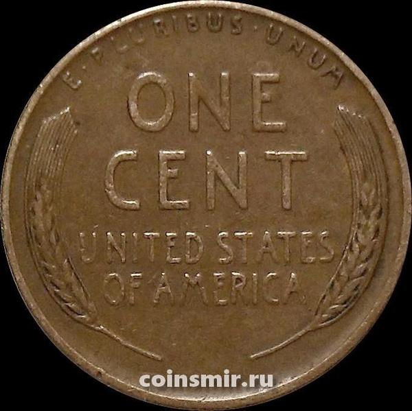 1 цент 1939  США.