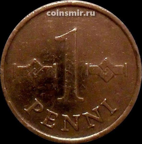 1 пенни 1965 Финляндия.