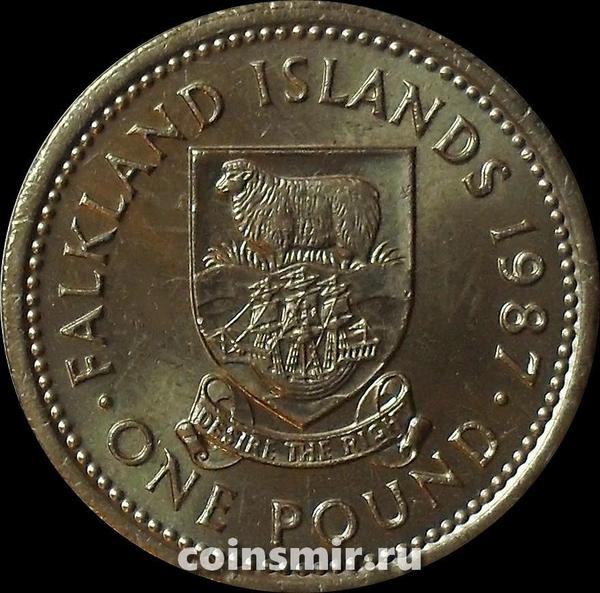 1 фунт 1987 Фолклендские острова.