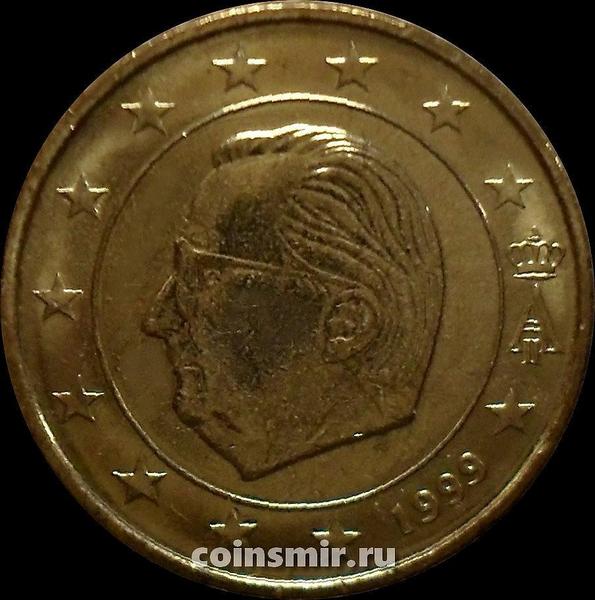 50 евроцентов 1999 Бельгия. Король Бельгии Альберт II. ХF