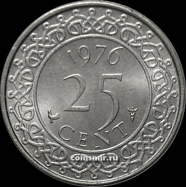 25 центов 1976 Суринам.