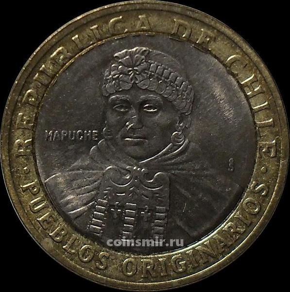 100 песо 2001 Чили.