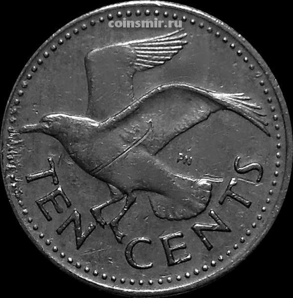 10 центов 1979 Барбадос. Чайка.