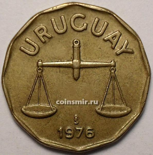 50 сентесимо 1976 Уругвай. Весы.