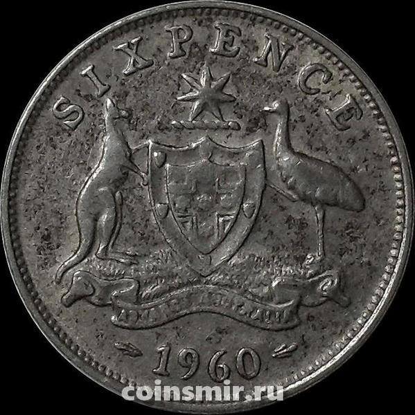 6 пенсов 1960 Австралия.
